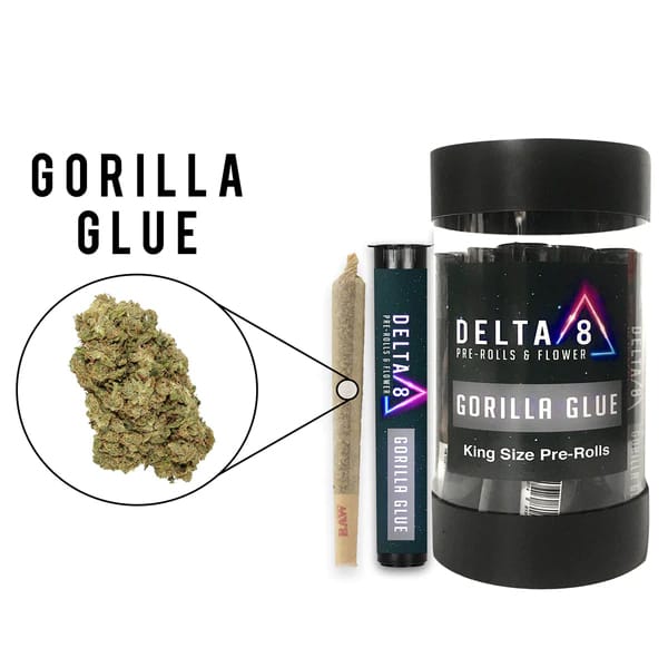 Delta8rolls.com™ D8 Pre-Rolls | Gorilla Glue (Indica)