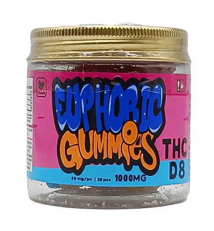 Euphoric Gummies™ 1000mg Delta-8 Mixed Fruit Gummies
